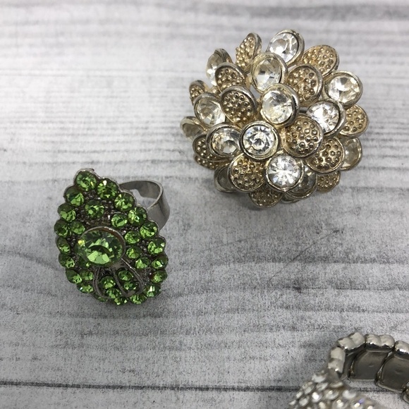 Huge bundle lot 12 rings sizes 8 and 9 variety costume and fashion - Picture 10 of 10